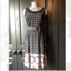 Black and Pink Tank Dress